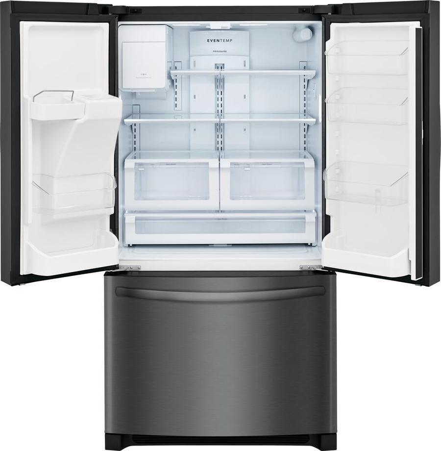 Frigidaire - 36 Inch 26.8 cu. ft French Door Refrigerator in Black Stainless - FFHB2750TD