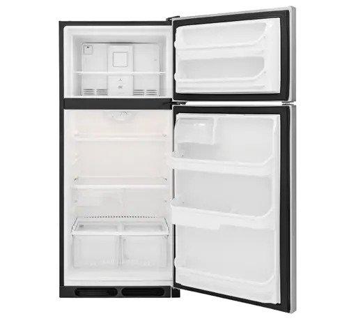 Frigidaire - 28 Inch 16.3 cu. ft Top Mount Refrigerator in Stainless - FFHT1621TS
