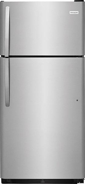 Frigidaire - 30 Inch 18 cu. ft Top Mount Refrigerator in Stainless - FFHT1821TS