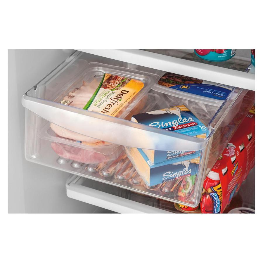 Frigidaire - 30 Inch 18 cu. ft Top Mount Refrigerator in White - FFHT1821TW