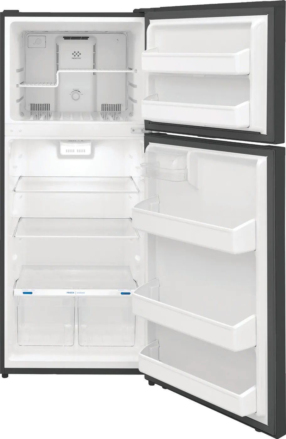Frigidaire - 27.875 Inch 17.6 cu. ft Top Mount Refrigerator in Stainless - FFHT1822UV