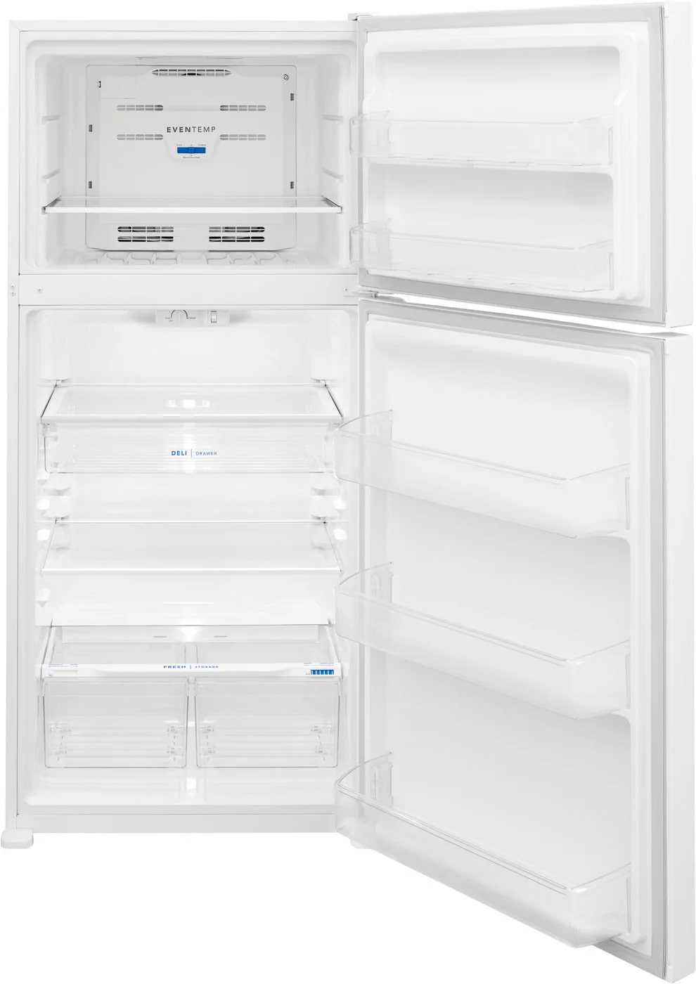 Frigidaire - 30 Inch 20 cu. ft Top Mount Refrigerator in White - FFHT2045VW