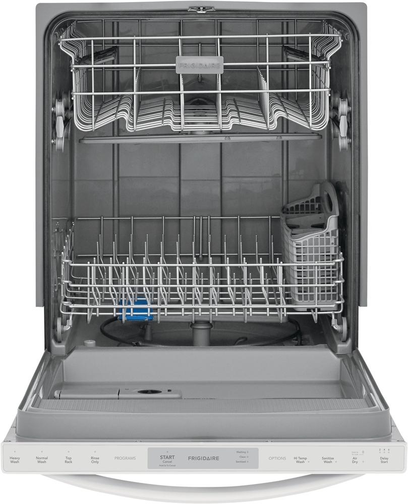 Frigidaire - 54 dBA Built In Dishwasher in White - FFID2426TW