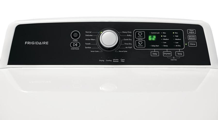 Frigidaire - 6.7 cu. Ft Gas Dryer in White - FFRG4120SW