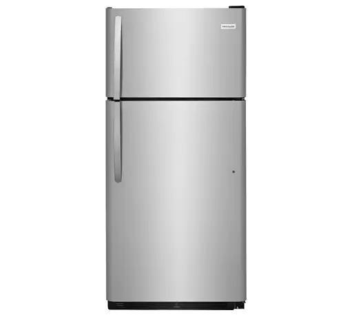 Frigidaire - 30 Inch 18 cu. ft Top Mount Refrigerator in Stainless - FFTR1821TS