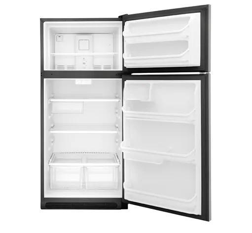 Frigidaire - 30 Inch 18 cu. ft Top Mount Refrigerator in Stainless - FFTR1821TS