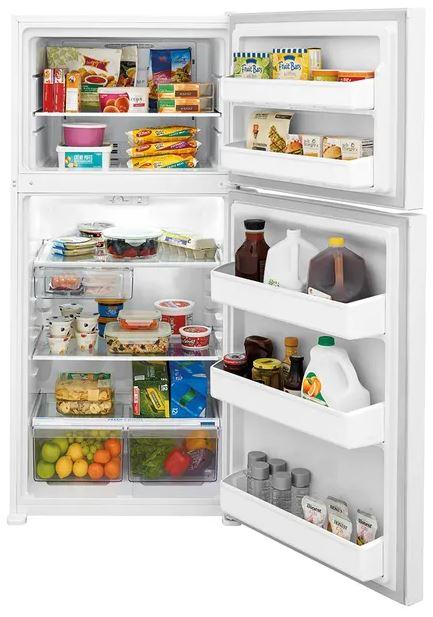 Frigidaire - 30 Inch 18.3 cu. ft Top Mount Refrigerator in White - FFTR1835VW