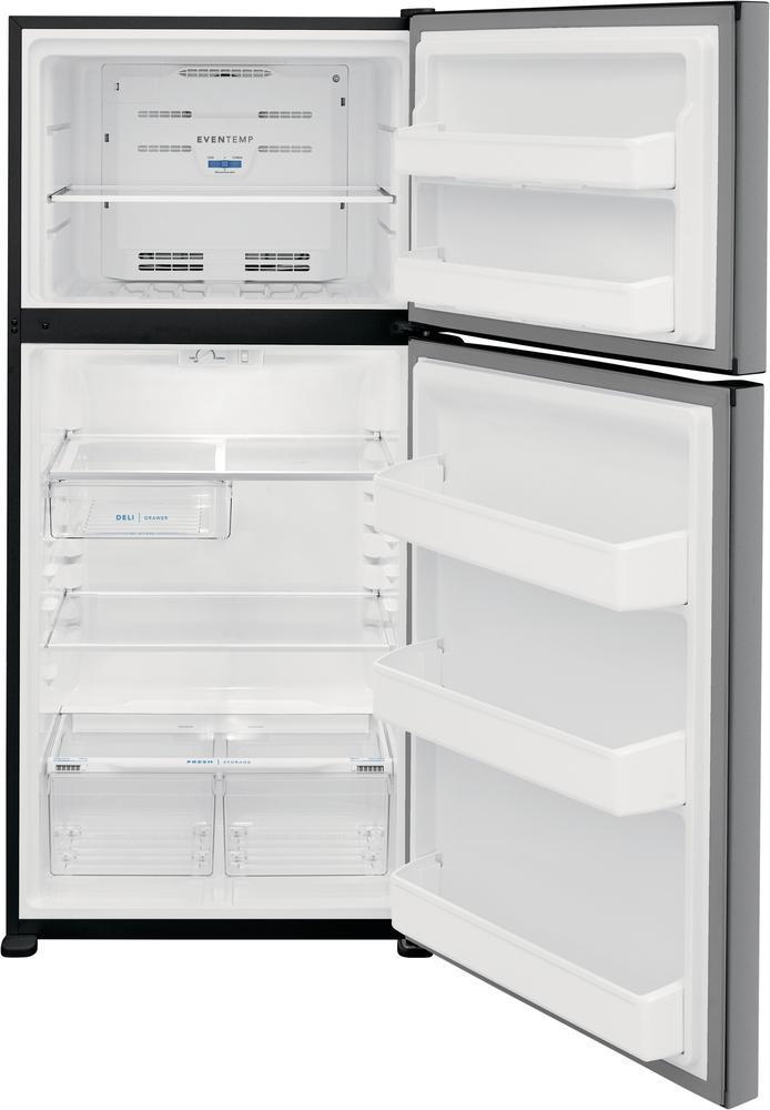 Frigidaire - 30 Inch 18.3 cu. ft Top Mount Refrigerator in Stainless - FFTR1835VS