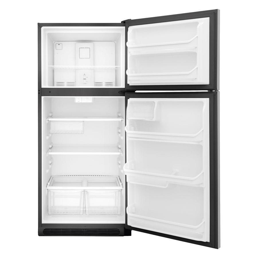 Frigidaire - 29.625 Inch 20.4 cu. ft Top Mount Refrigerator in Stainless - FFTR2021TS