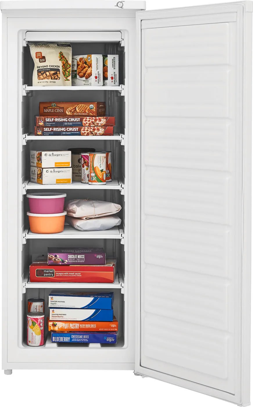 Frigidiare - 5.8 cu. Ft Upright Freezer in White - FFUM0623AW