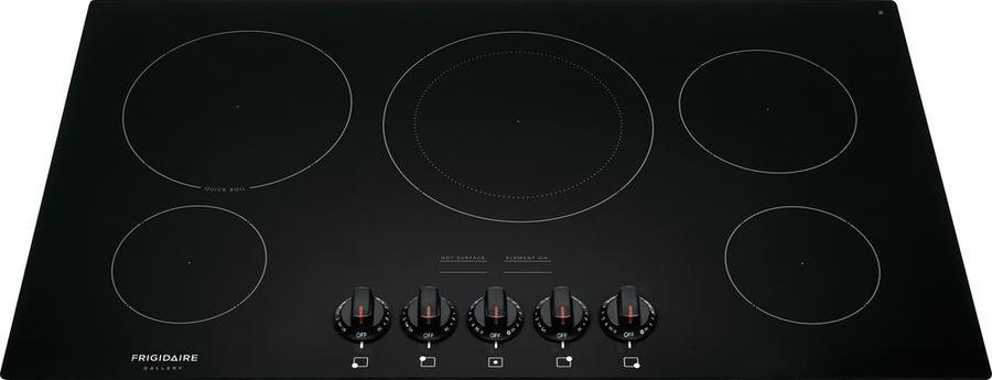 Frigidaire Gallery - 36.75 inch wide Electric Cooktop in Black - FGEC3648UB
