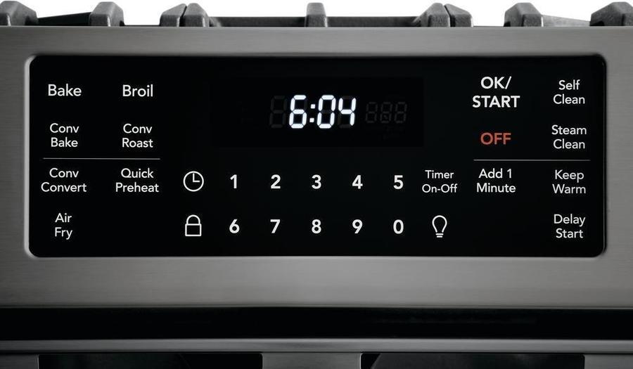 Frigidaire Gallery - 5.6 cu. ft Gas Range in Black Stainless - FGGH3047VD