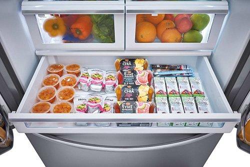 Frigidaire Gallery - 36 Inch 27.6 cu. ft French Door Refrigerator in Stainless - FGHN2868TF