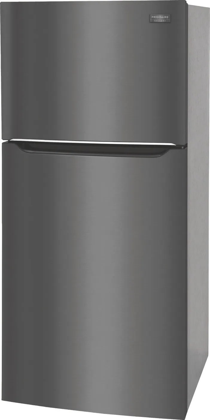 Frigidaire Gallery - 30 Inch 20 cu. ft Top Mount Refrigerator in Black Stainless - FGHT2055VD