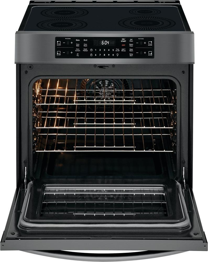 Frigidaire Gallery - 5.4 cu. ft Induction Range in Black Stainless - CGIH3047VD