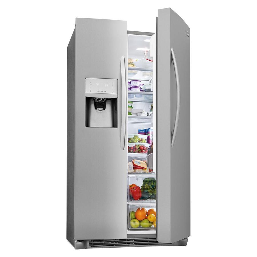 Frigidaire Gallery - 36 Inch 22.2 cu. ft Side by Side Refrigerator in Stainless - FGSC2335TF