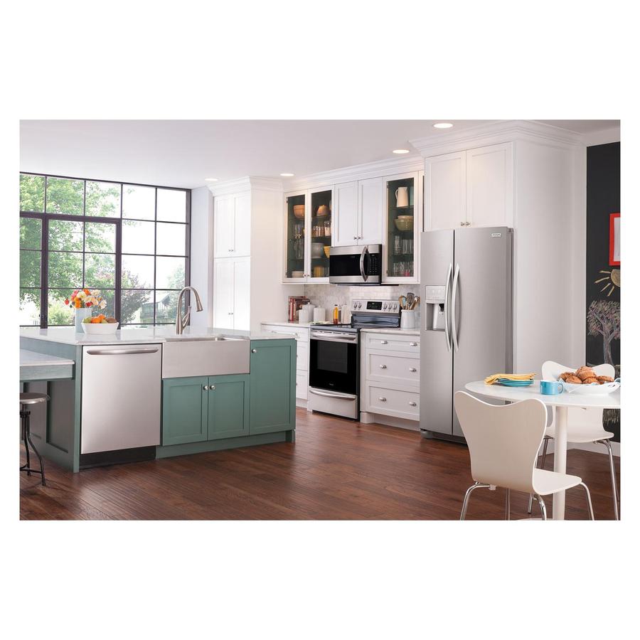 Frigidaire Gallery - 36 Inch 22.2 cu. ft Side by Side Refrigerator in Stainless - FGSC2335TF