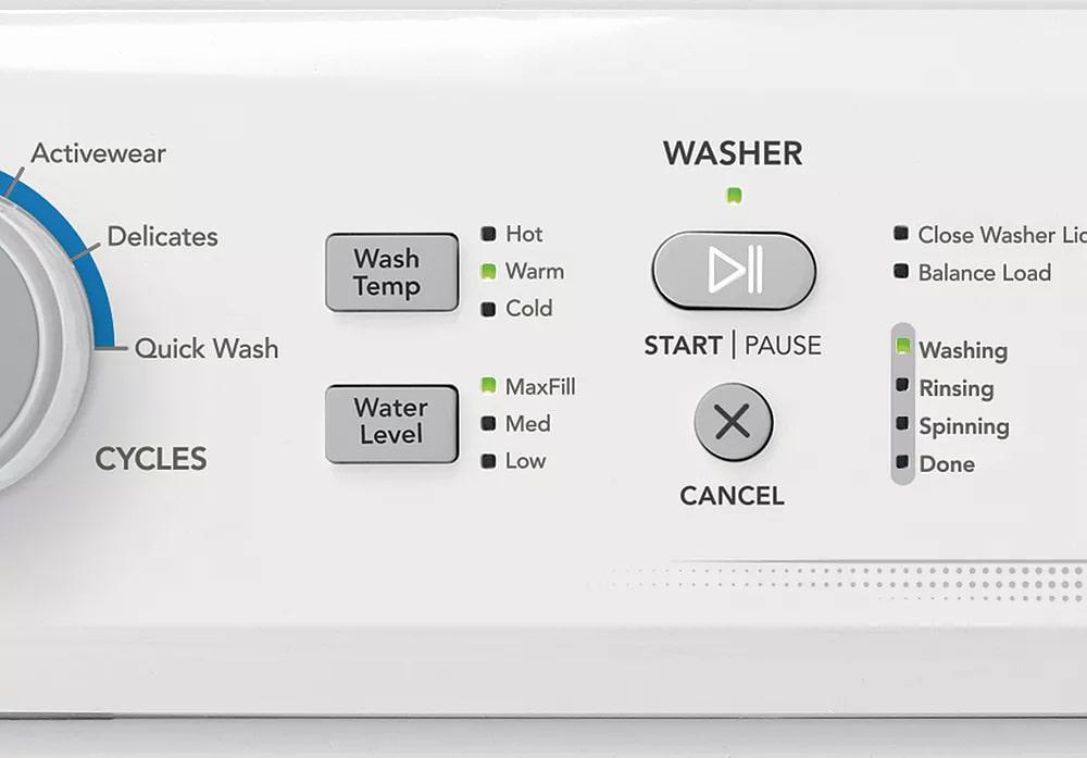 Frigidaire - 4.5 Cu. Ft. Washer and 5.5 Cu. Ft. Dryer Combo All-In-One Combo in White - FLCE752CAW