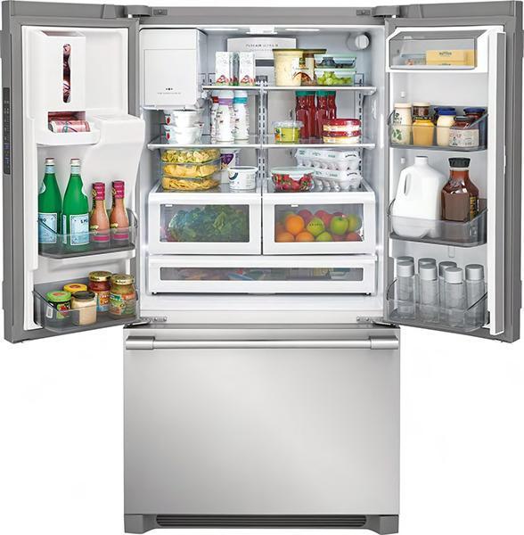 Frigidaire Pro - 36 Inch 21.6 cu. ft French Door Refrigerator in Stainless - FPBC2278UF