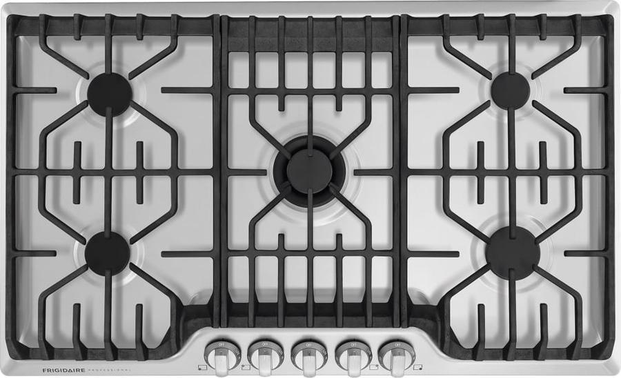 Frigidaire Pro - 36 inch wide Gas Cooktop in Stainless Steel - FPGC3677RS