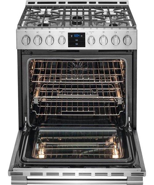 Frigidaire Pro - 5.1 cu. ft Gas Range in Stainless - FPGH3077RF