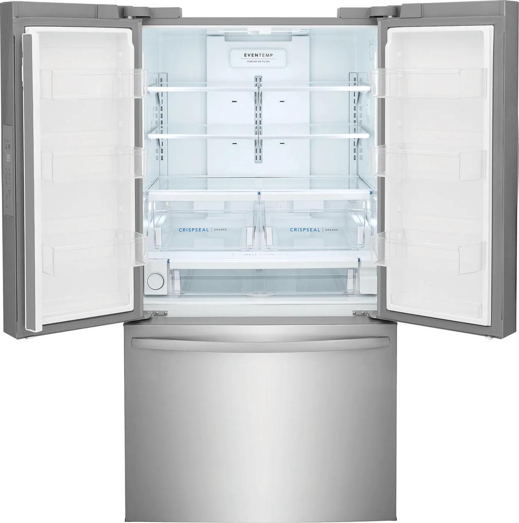 Frigidaire - 36 Inch 28.8 cu. ft French Door Refrigerator in Stainless - FRFN2823AS