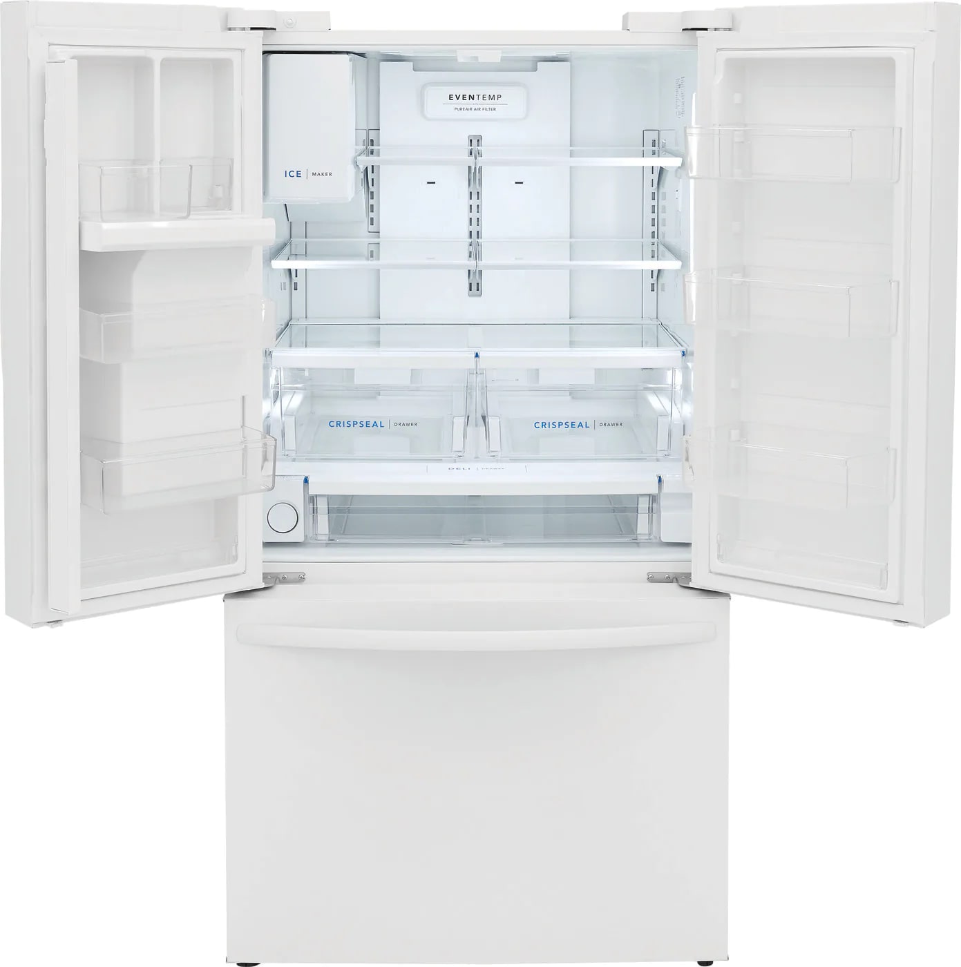 Frigidaire - 36 Inch 27.8 cu. ft French Door Refrigerator in White - FRFS2823AW