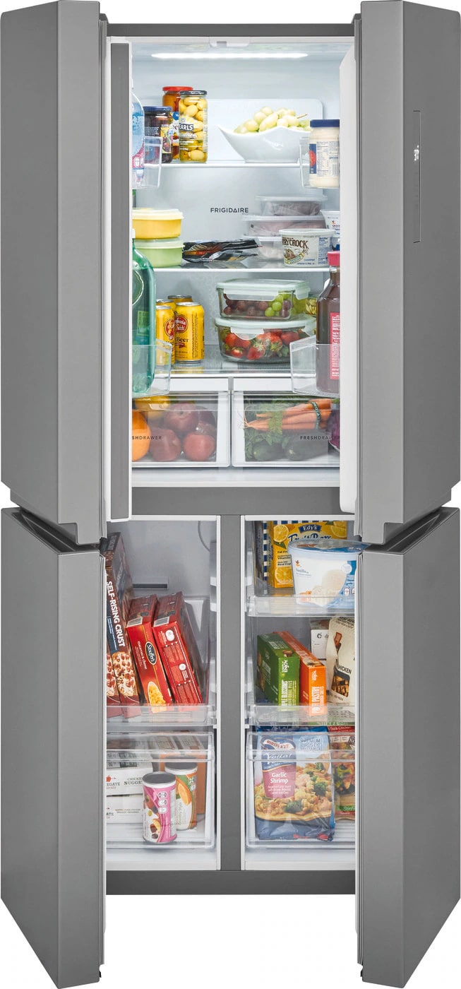Frigidaire - 32.8125 Inch 17.4 cu. ft 4-Door Refrigerator in Stainless - FRQG1721AV