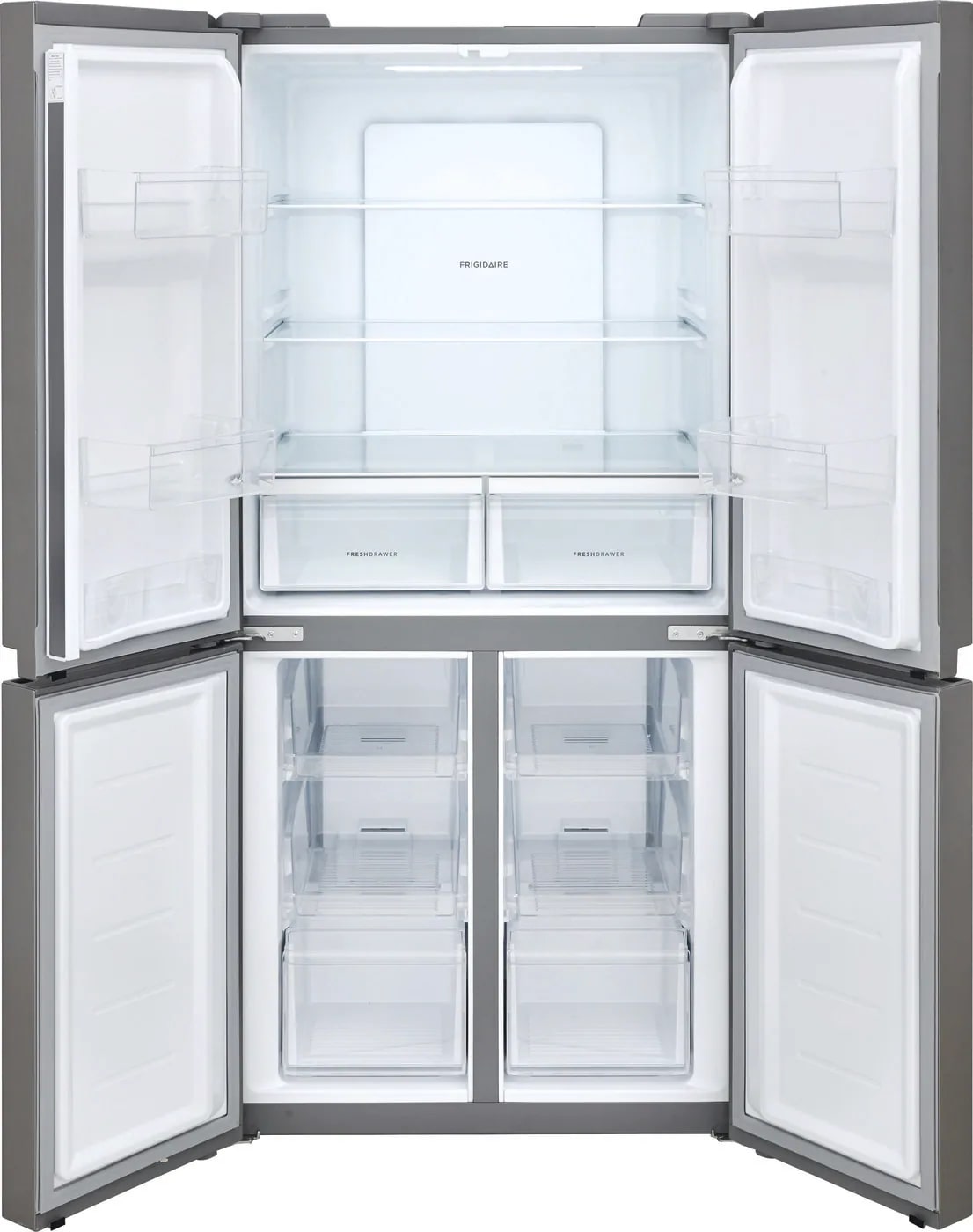 Frigidaire - 32.8125 Inch 17.4 cu. ft 4-Door Refrigerator in Stainless - FRQG1721AV