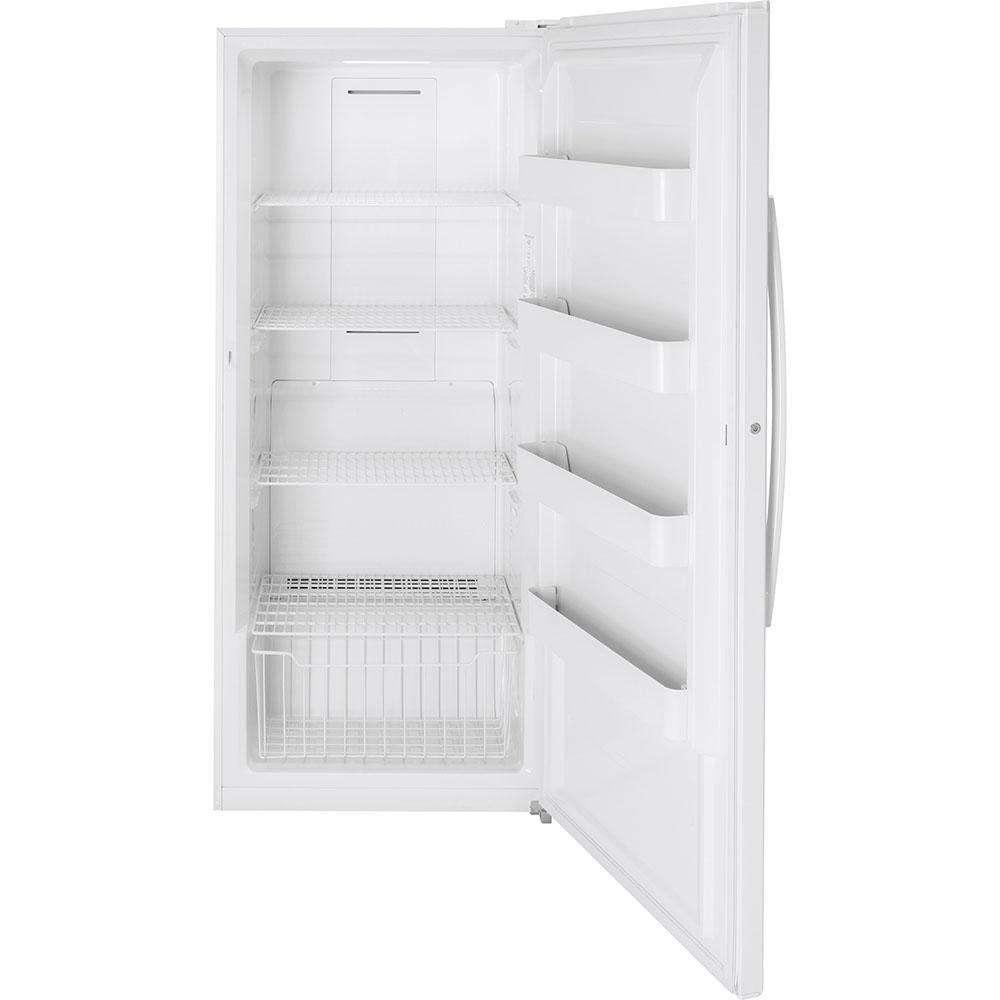 GE - 21.3 cu. Ft Upright Freezer in White - FUF21SMRWW