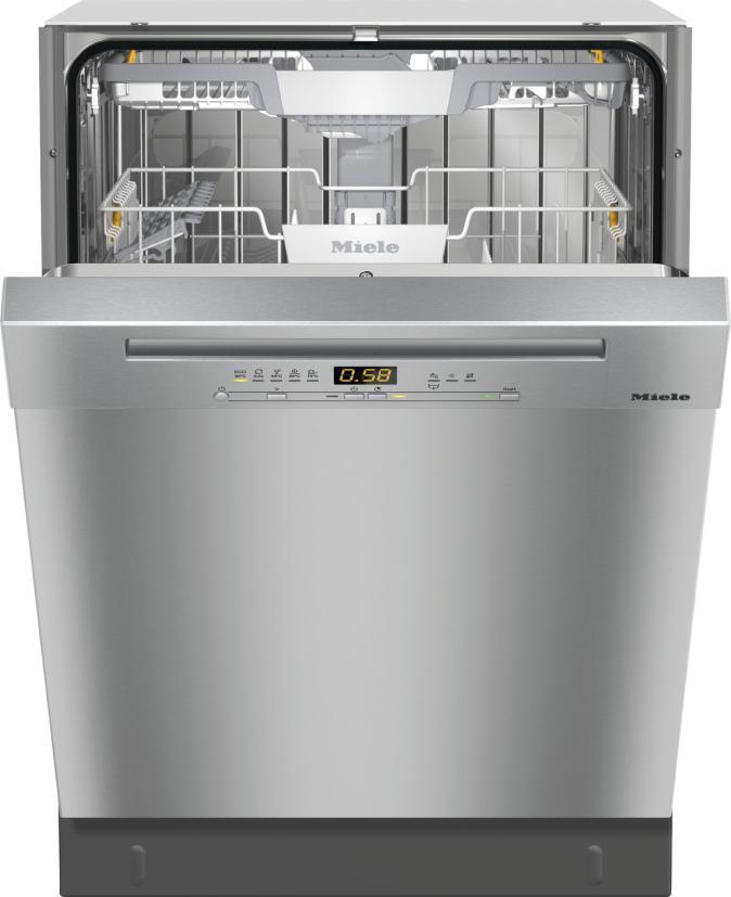 Miele - 42 dBA Built In Dishwasher in Stainless - G5216 SCU CLST
