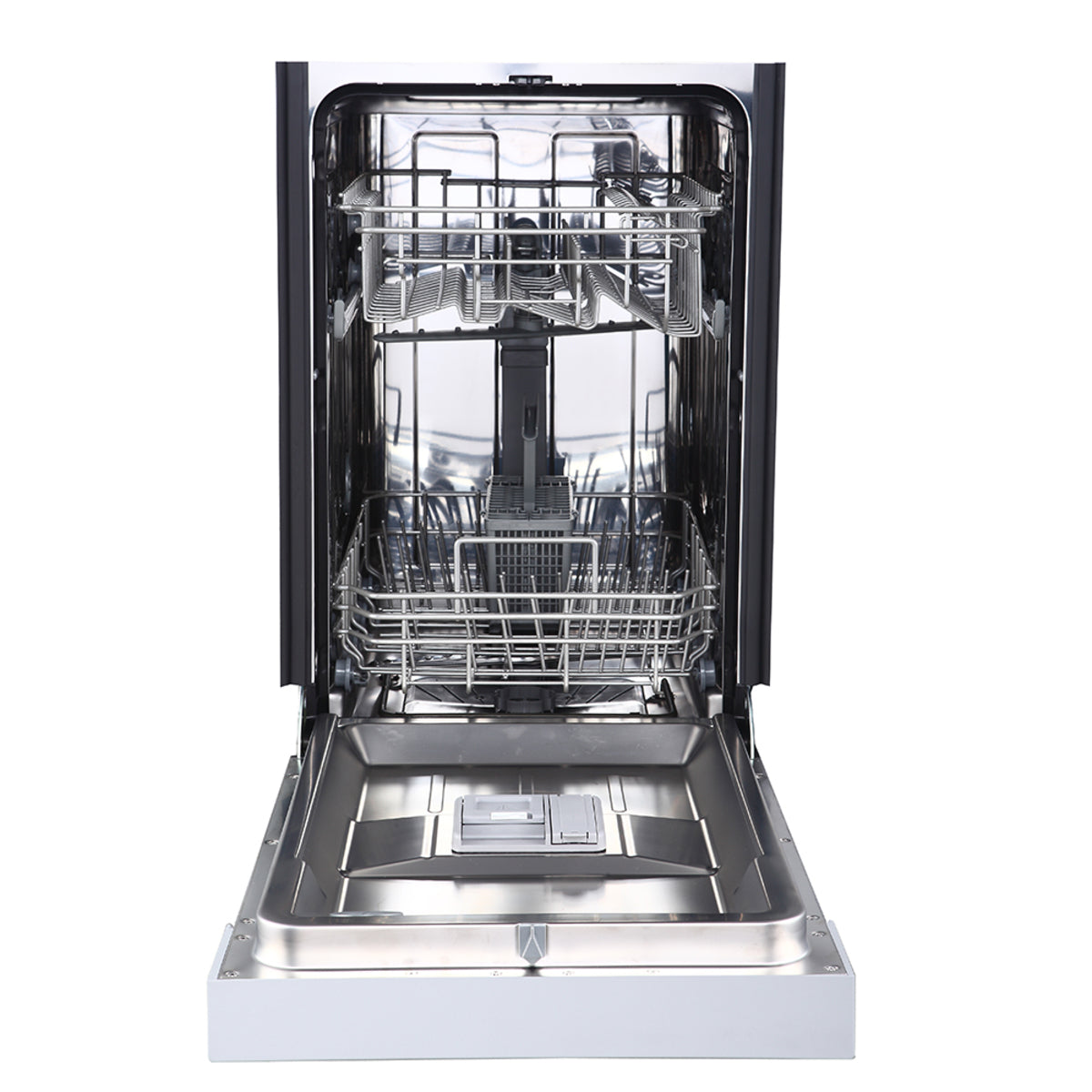 GE - 52 dBA Built In Dishwasher in White - GBF180SGMWW