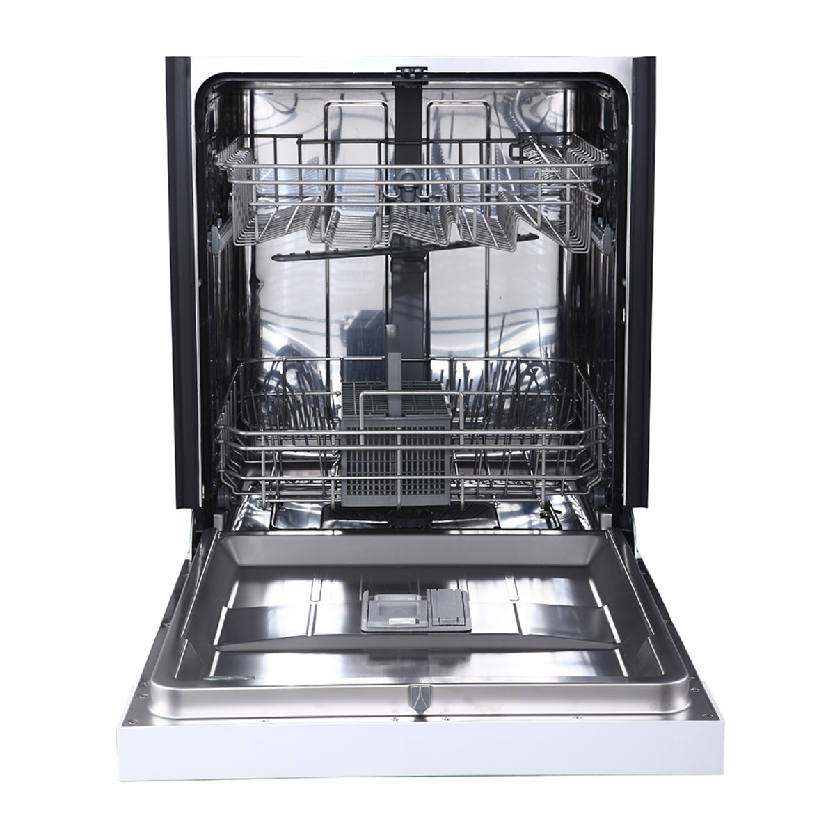 GE - 55 dBA Built In Dishwasher in White - GBF410SGPWW