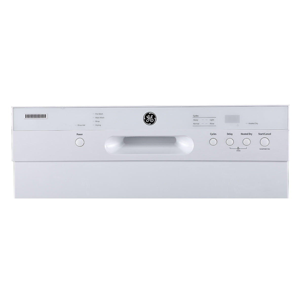 GE - 55 dBA Built In Dishwasher in White - GBF410SGPWW