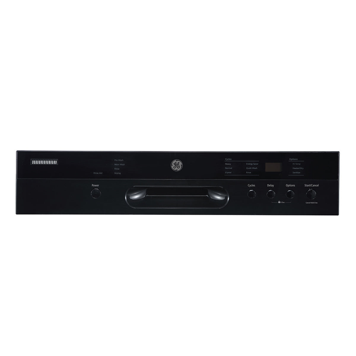 GE - 52 dBA Built In Dishwasher in Black - GBF532SGPBB