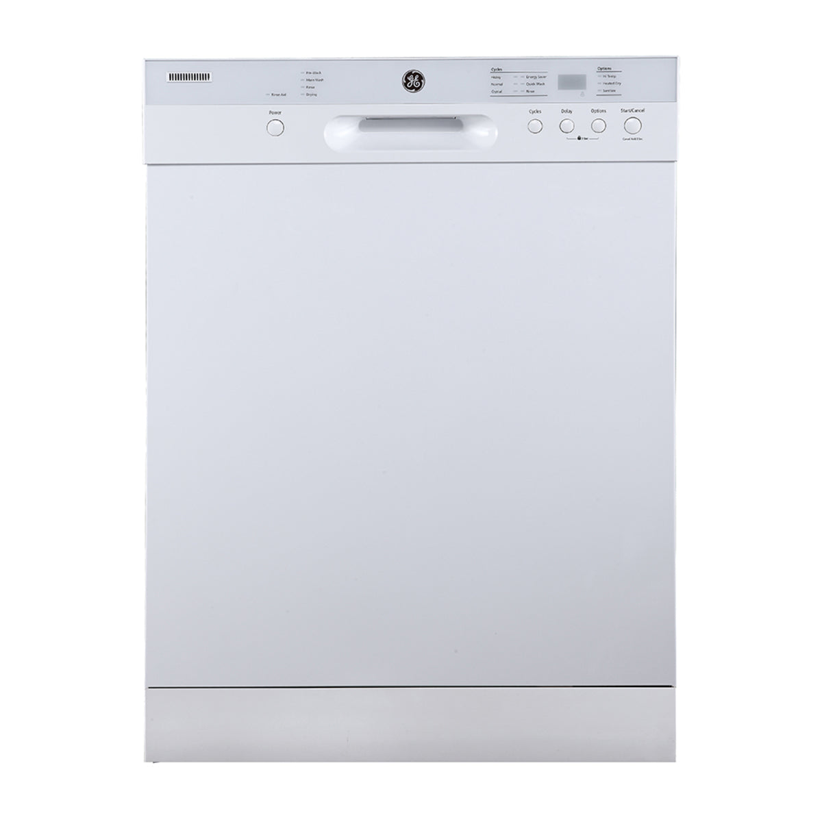 GE - 52 dBA Built In Dishwasher in White - GBF532SGPWW