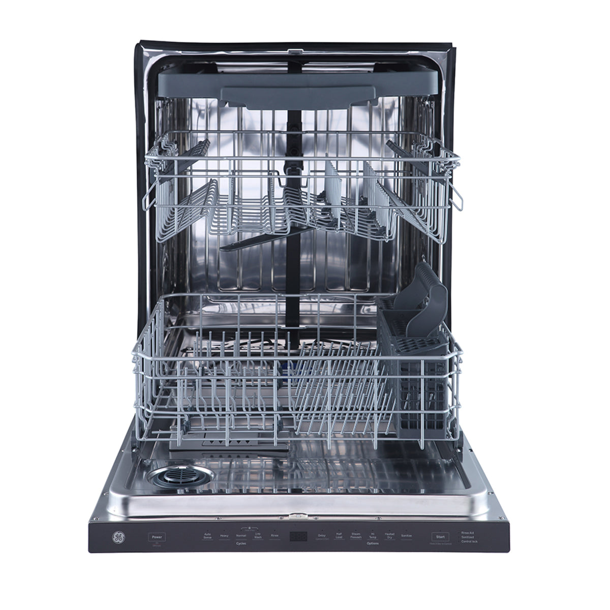 GE - 48 dBA Built In Dishwasher in Grey - GBP655SMPES