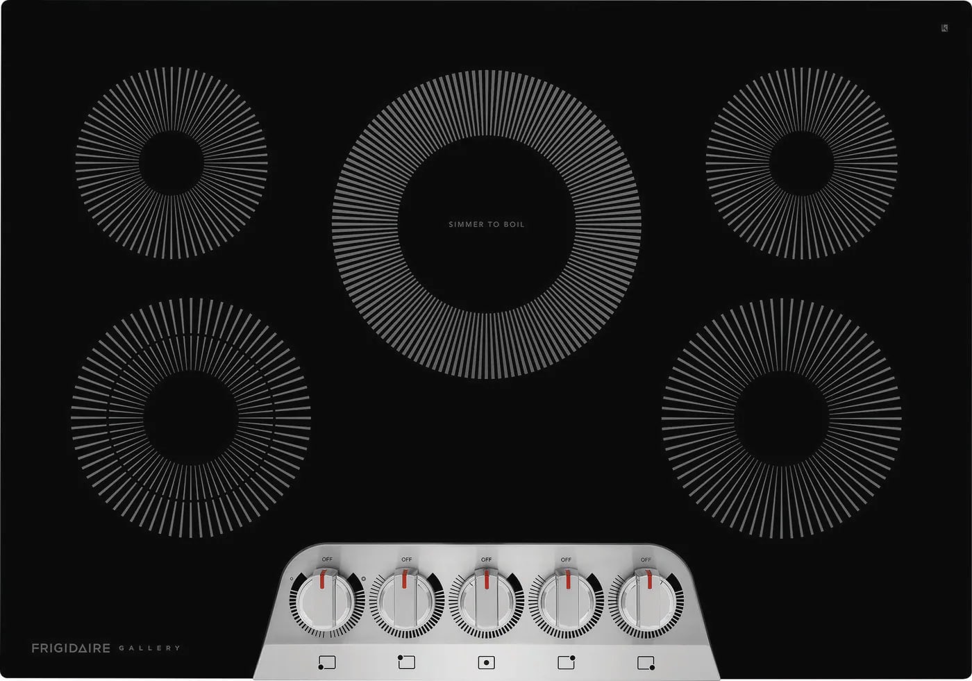 Frigidaire Gallery - 30.75 inch wide Electric Cooktop in Stainless - GCCE3070AS