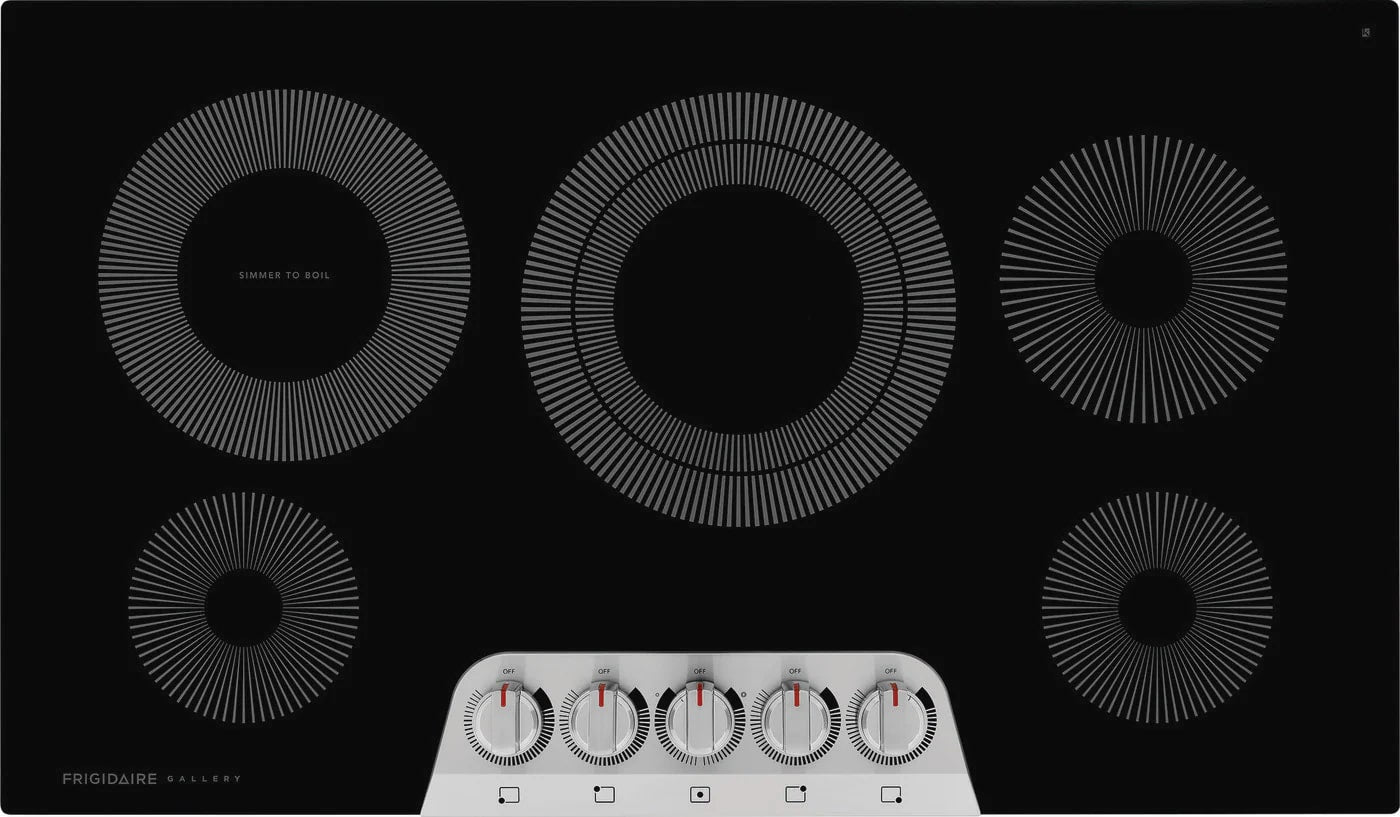 Frigidaire Gallery - 36.75 inch wide Electric Cooktop in Stainless - GCCE3670AS