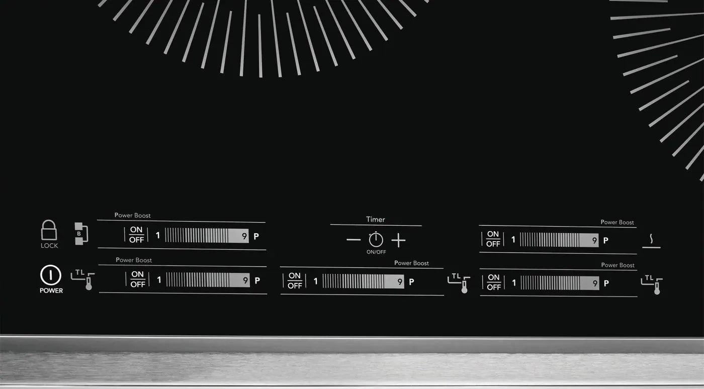 Frigidaire Gallery - 36.75 inch wide Induction Cooktop in Black - GCCI3667AB