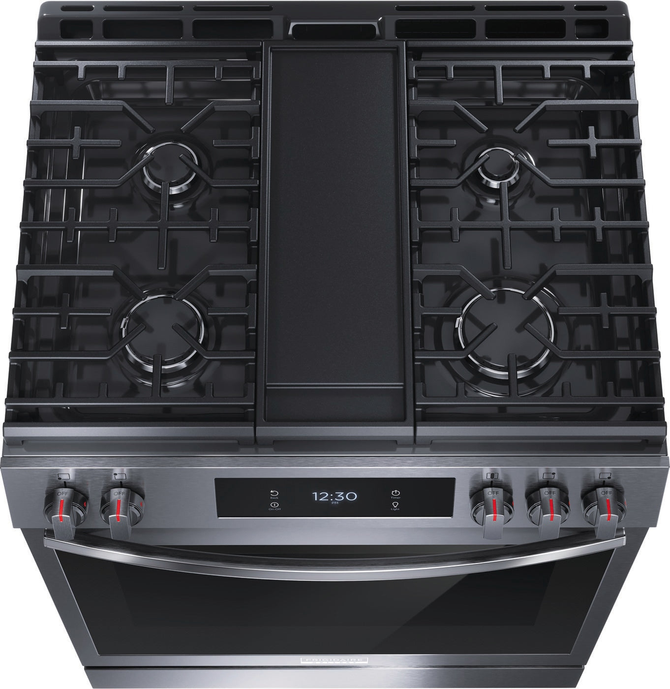 Frigidaire Gallery - 6 cu. ft Gas Range in Black Stainless - GCFG3060BD