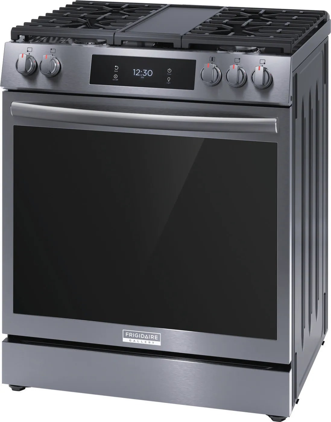 Frigidaire Gallery - 6 cu. ft Gas Range in Black Stainless - GCFG3060BD