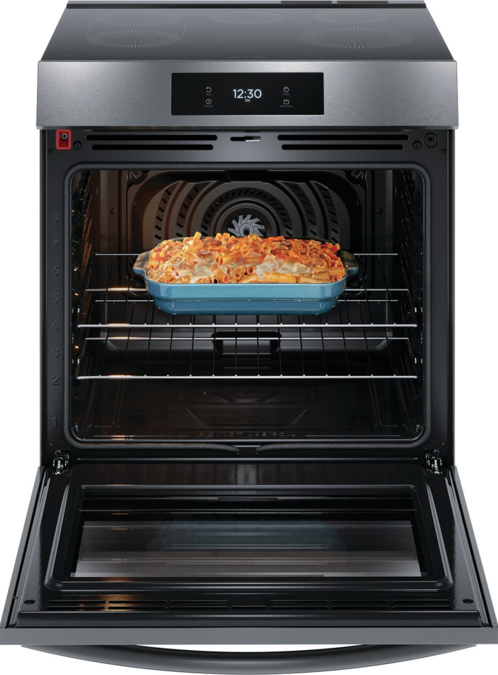 Frigidaire Gallery - 6.2 cu. ft Induction Range in Black Stainless - GCFI306CBD