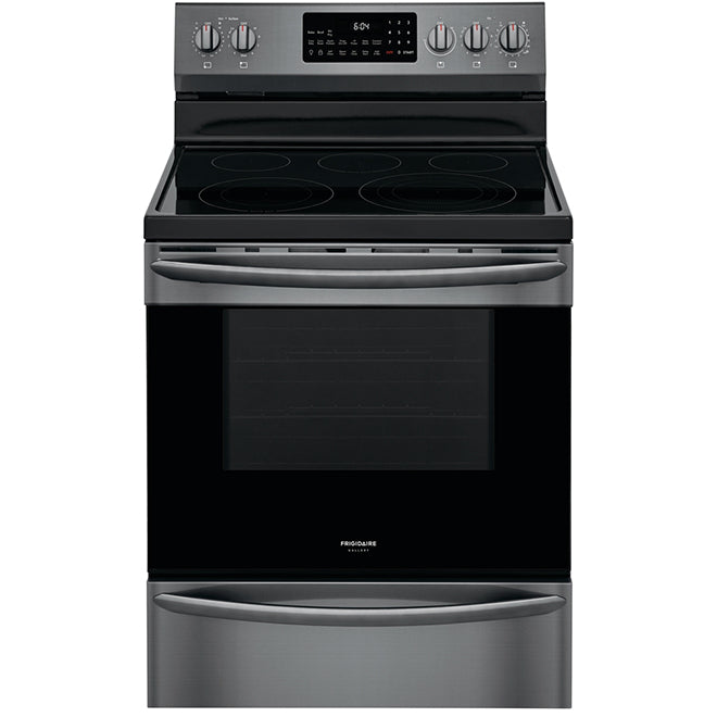 Frigidaire Gallery - 5.7 cu. ft Electric Range in Black Stainless - GCRE306CAD