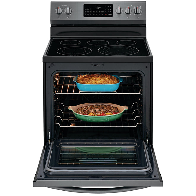 Frigidaire Gallery - 5.7 cu. ft Electric Range in Black Stainless - GCRE306CAD