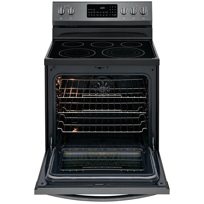 Frigidaire Gallery - 5.7 cu. ft Electric Range in Black Stainless - GCRE306CAD