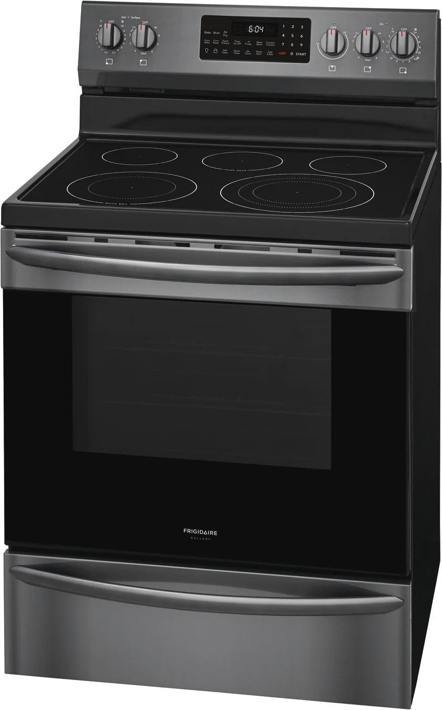 Frigidaire Gallery - 5.7 cu. ft Electric Range in Black Stainless - GCRE306CAD