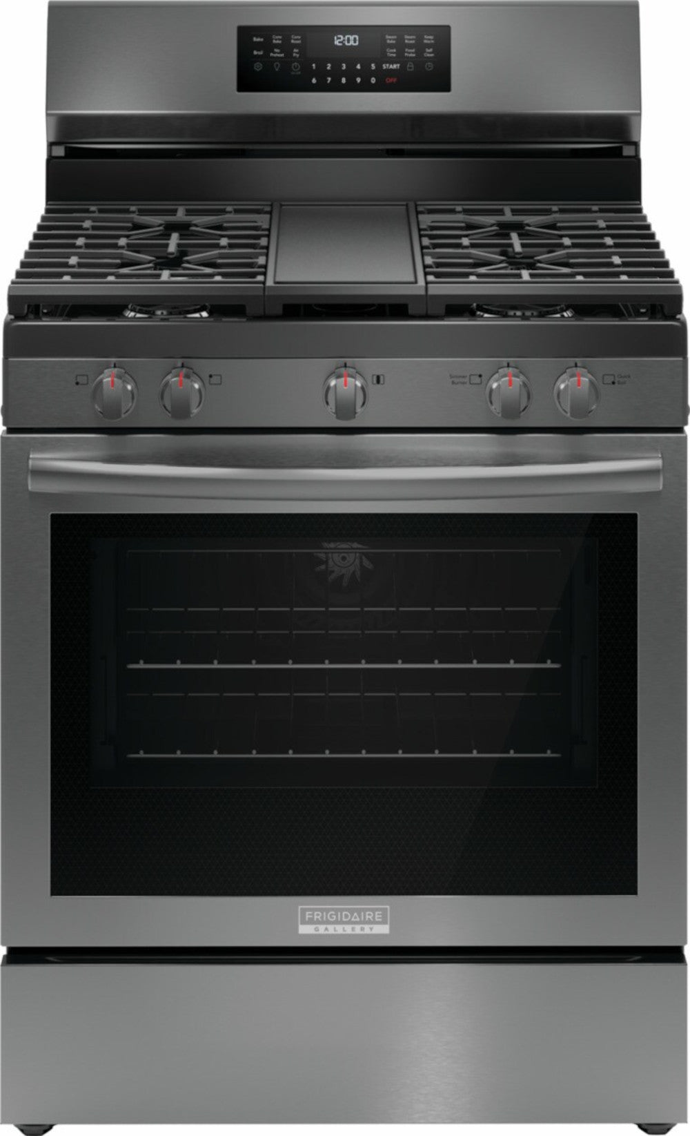 Frigidaire Gallery - 5.3 cu. ft Gas Range in Black Stainless - GCRG3060BD