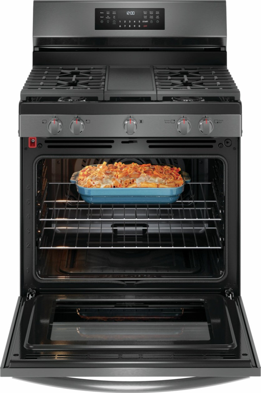 Frigidaire Gallery - 5.3 cu. ft Gas Range in Black Stainless - GCRG3060BD