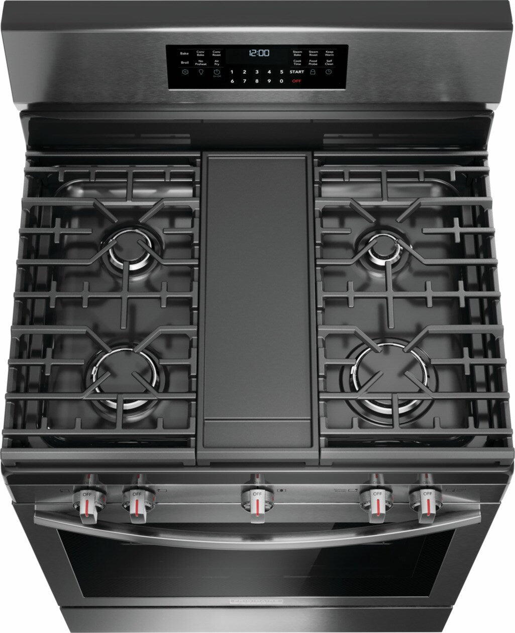 Frigidaire Gallery - 5.3 cu. ft Gas Range in Black Stainless - GCRG3060BD